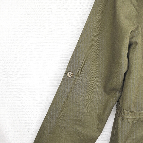 Skies are Blue Olive green jacket, Small - Picture 6 of 10